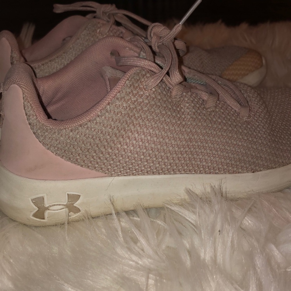 light pink under armor shoes